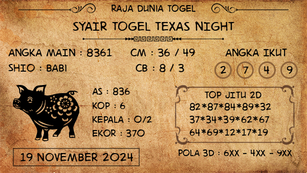 Prediksi Texas Night