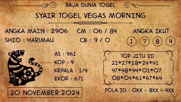 Prediksi Vegas Morning